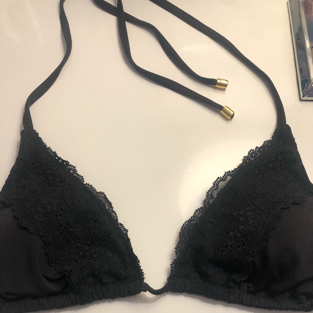 All Black Beach Bunny Lady Lace Top